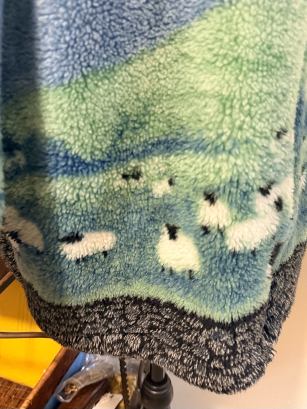 Vintage 90s Radish Countrywear Sheep Fleece | Sherpa Full Zip | Large - Picture 5 of 11